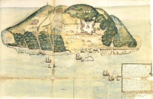Pirate map of Tortuga